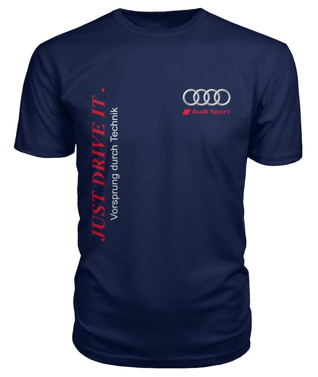 Audi T-shirt I Drive Print Sign Grey - Idolstore - Merchandise And  Collectibles