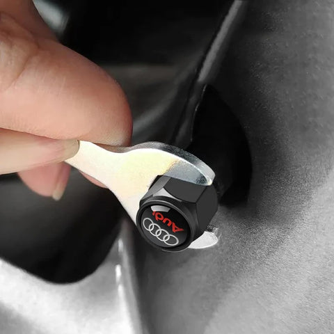 Audi Tire Airtight Caps (4 pieces)
