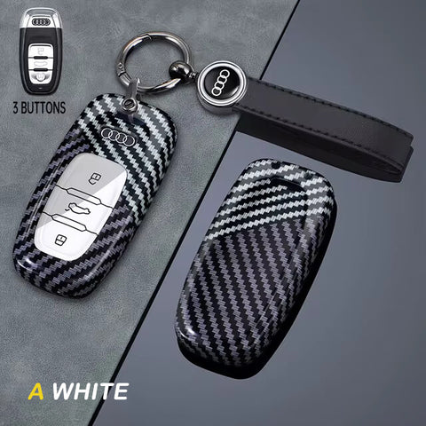 Carbon Fiber Style Audi Key Cover
