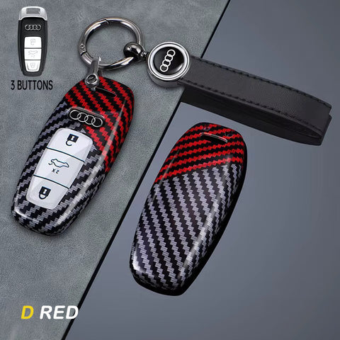 Carbon Fiber Style Audi Key Cover