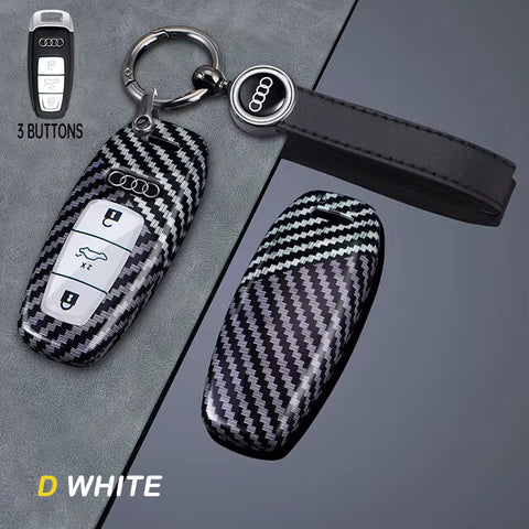 Carbon Fiber Style Audi Key Cover