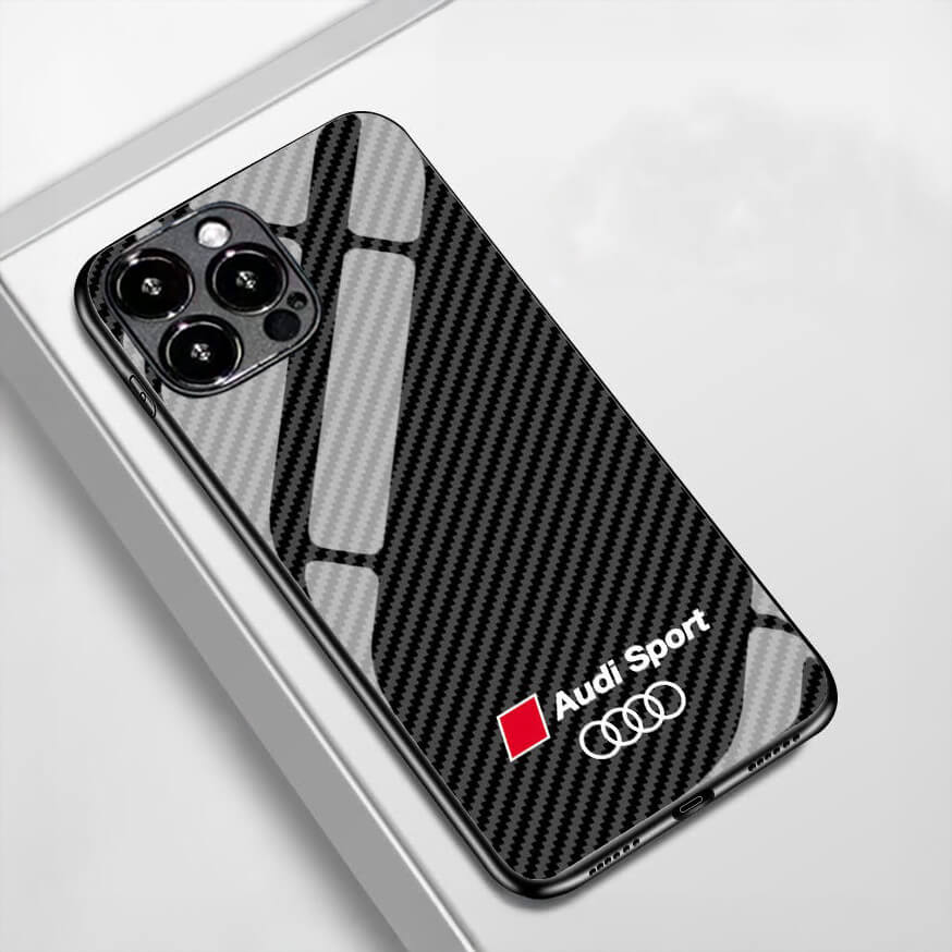 Audi Tempered-Glass Phone Case - AudiSport