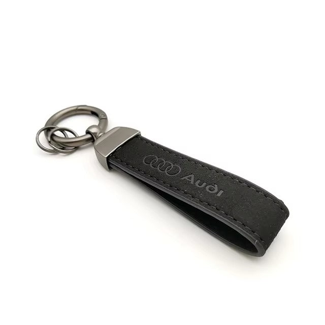 Limited-Edition Suede Keychain for Audi