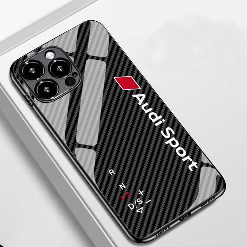 Audi Tempered-Glass Phone Case - AudiSport Shifter