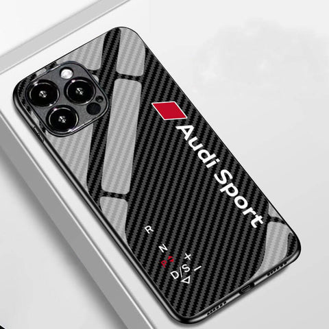 Audi Tempered-Glass Phone Case - AudiSport Shifter