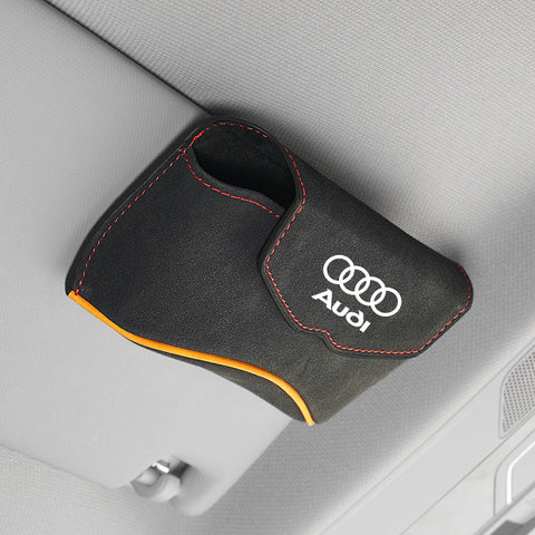 Audi Sun Visor Eyewear Bag with Holder Clip