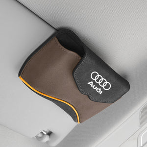 Audi Sun Visor Eyewear Bag with Holder Clip