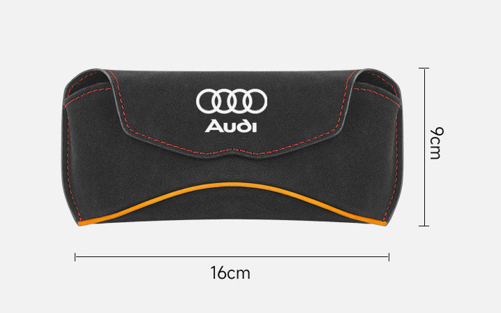 Audi Sun Visor Eyewear Bag with Holder Clip