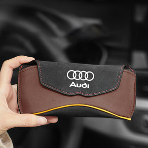 Audi Sun Visor Eyewear Bag with Holder Clip