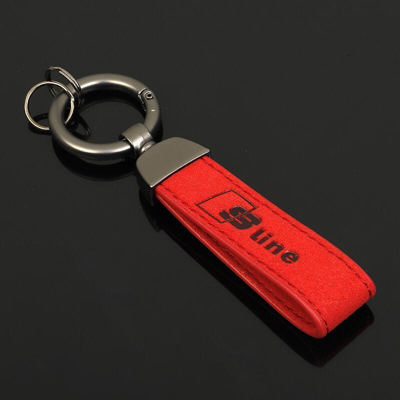 Limited-Edition S-Line Suede Keychain - AudiLovers