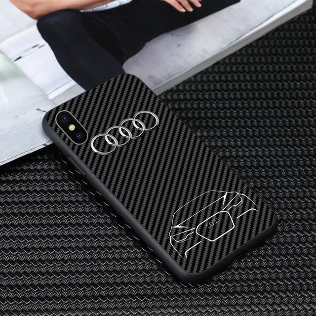 Audi Carbon Fiber Style Phone Case – AudiLovers Audi Carbon Fiber Style Phone Case – AudiLovers