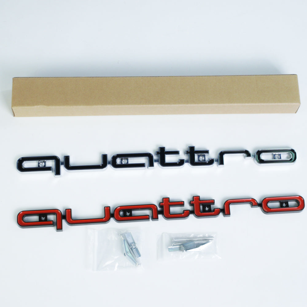 Quattro Badge for Front Grille