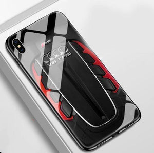 RS Engine Tempered-Glass Phone Case - AudiLovers