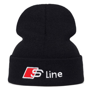 S-Line Embroidery Beanie - AudiLovers