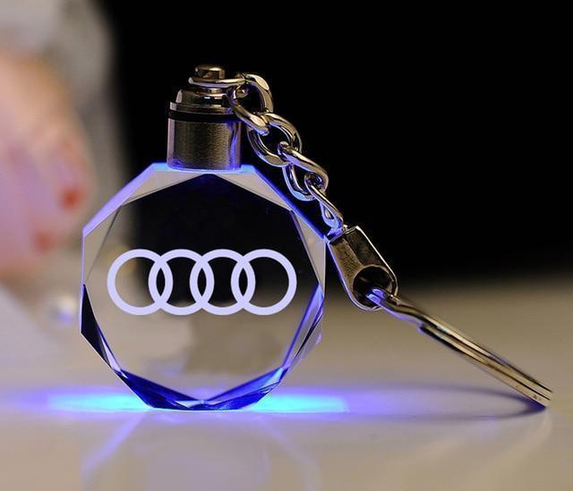 Audi Glowing Crystal Key Chain - AudiLovers