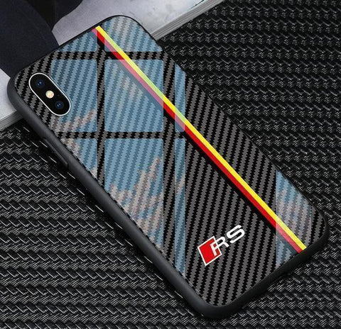 RS Carbon Fiber Style Case For Iphone & Samsung - AudiLovers