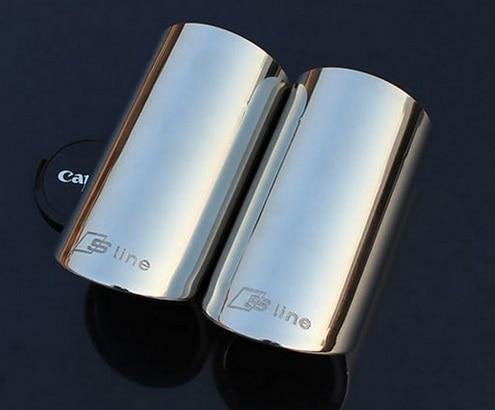 Audi S-line Exhaust Pipes - AudiLovers