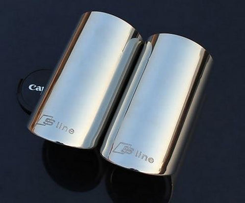 Audi S-line Exhaust Pipes - AudiLovers