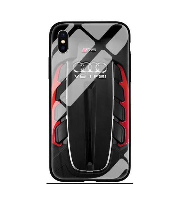 RS Engine Tempered-Glass Phone Case - AudiLovers