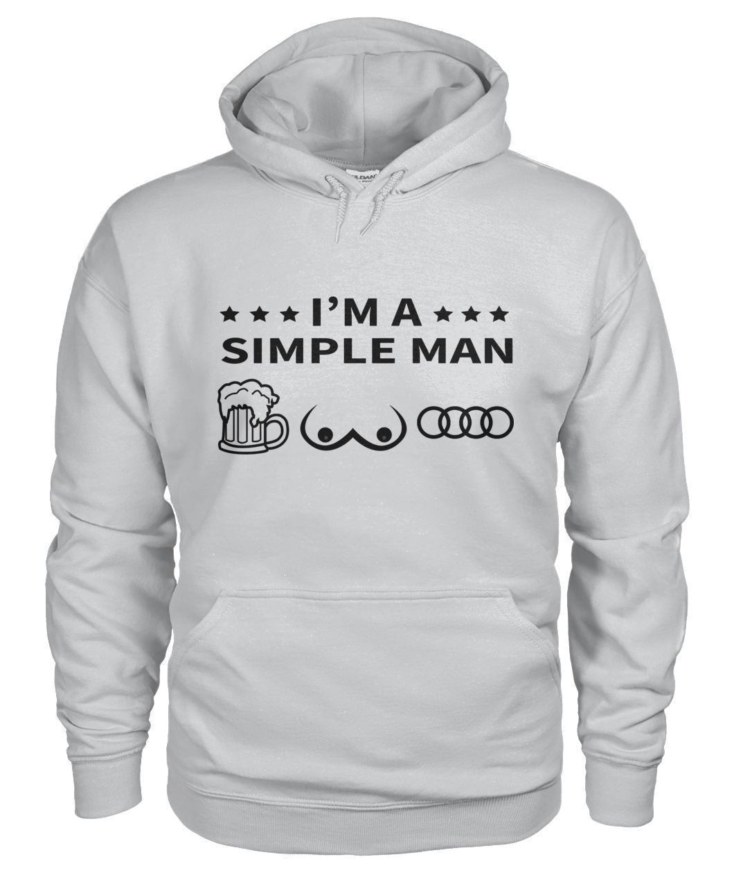 'I am a Simple Man' Hoodie - AudiLovers
